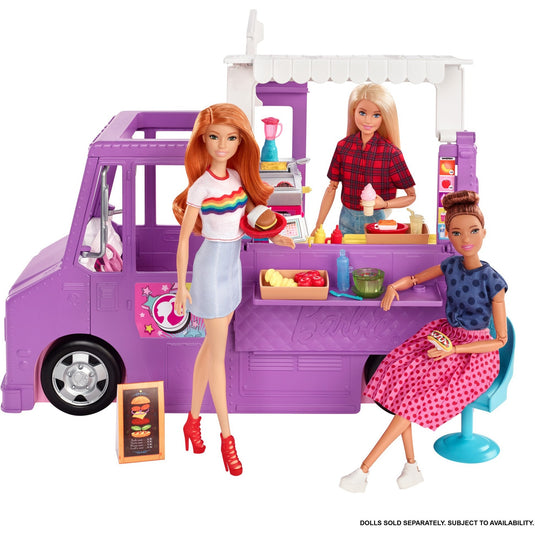 Barbie fresh 'n' fun food truck poppen accessoires