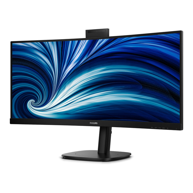 Afbeelding laden in galerijviewer, Philips 34b2u3600ch 34 curved ultrawide monitor (zwart, 2x hdmi, displayport, 3x usb-a, usb-b, usb-c, rj-45)
