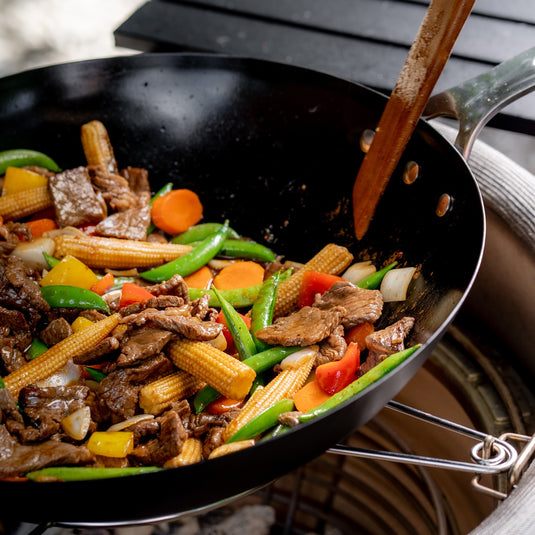 Kamado joe karbon steel wok