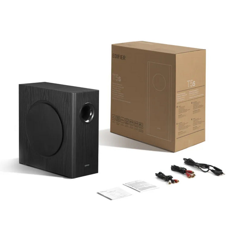 Afbeelding laden in galerijviewer, Edifier t5s actieve subwoofer luidspreker (zwart)
