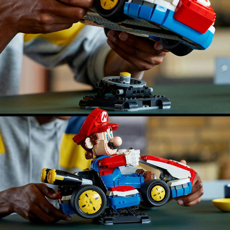Afbeelding laden in galerijviewer, Lego super mario 72037 mario kart mario en standaardkart
