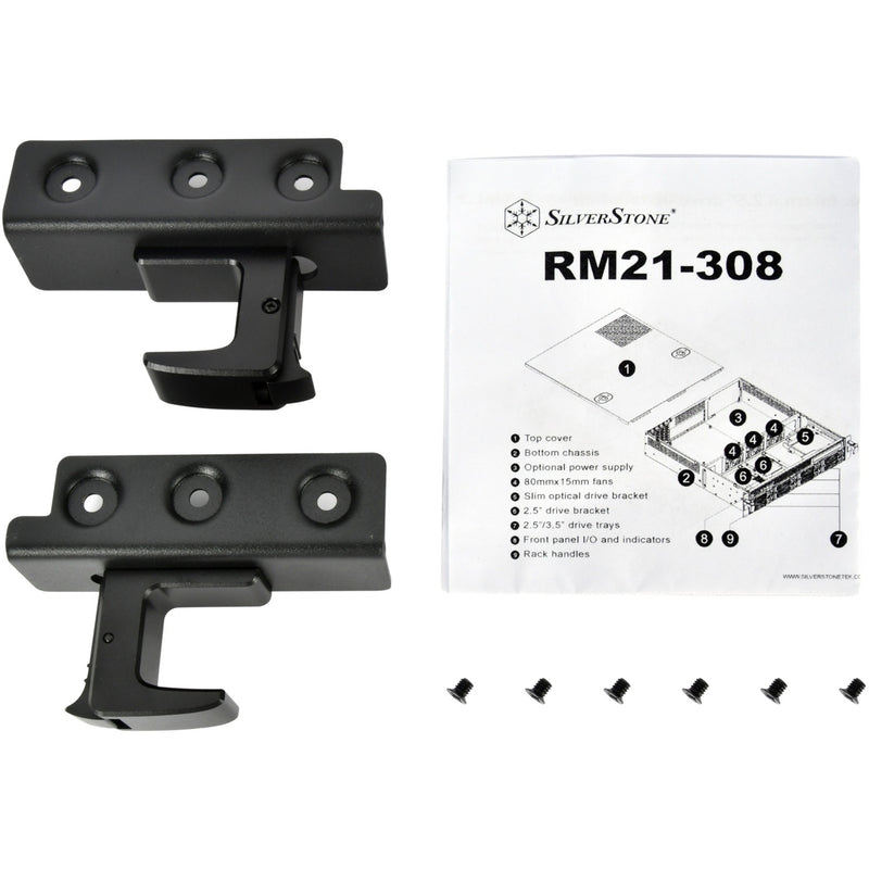 Afbeelding laden in galerijviewer, Silverstone rm21-308 rack behuizing (zwart | 1x usb-a 2.0 | 1x usb-a 3.2 (5 gbit s))
