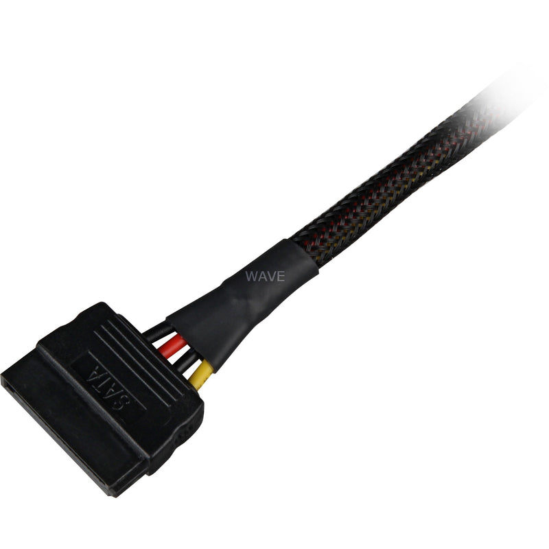 Afbeelding laden in galerijviewer, Sharkoon sata stroomadapter (zwart)
