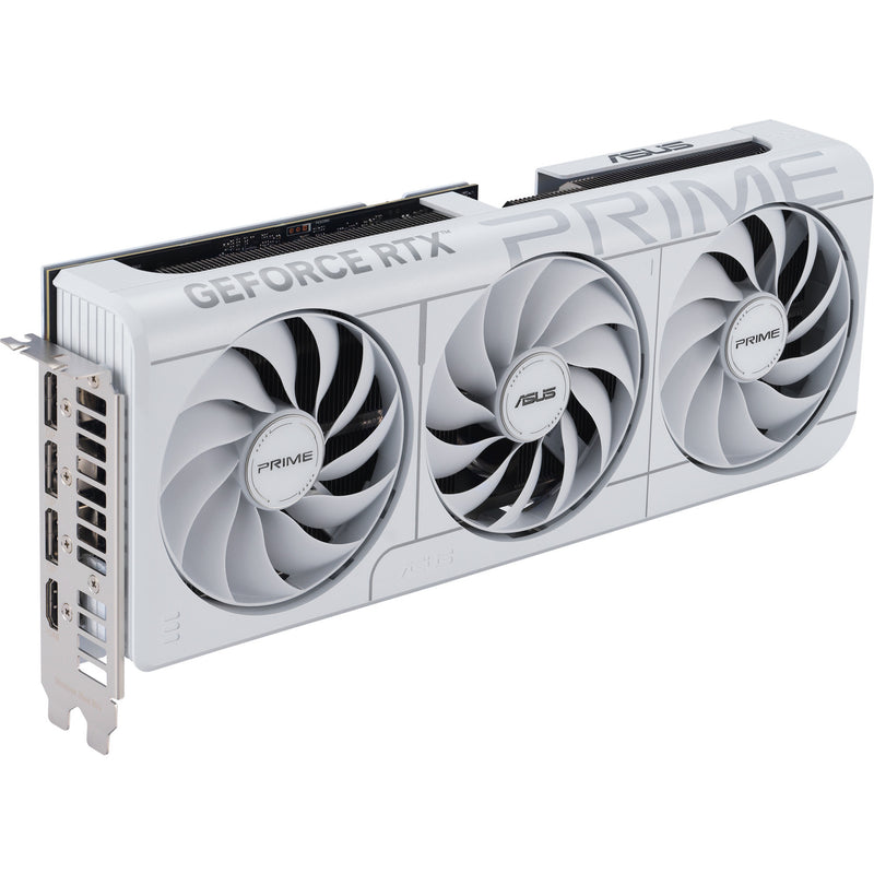 Afbeelding laden in galerijviewer, Asus prime geforce rtx 5070 oc white grafische kaart (wit, 3x displayport, 2x hdmi, dlss 4)
