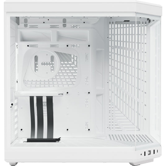 Hyte y70 midi tower behuizing (wit | 2x usb-a | 1x usb-c | tempered glass)