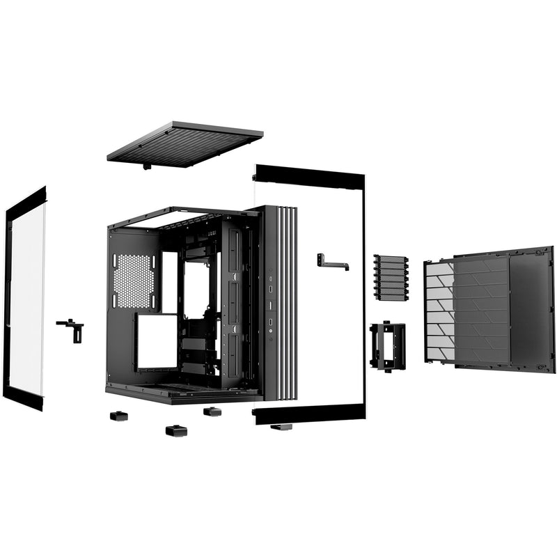 Afbeelding laden in galerijviewer, Be quiet! light base 600 dx midi tower behuizing (zwart | 2x usb-a | 1x usb-c | rgb | window)
