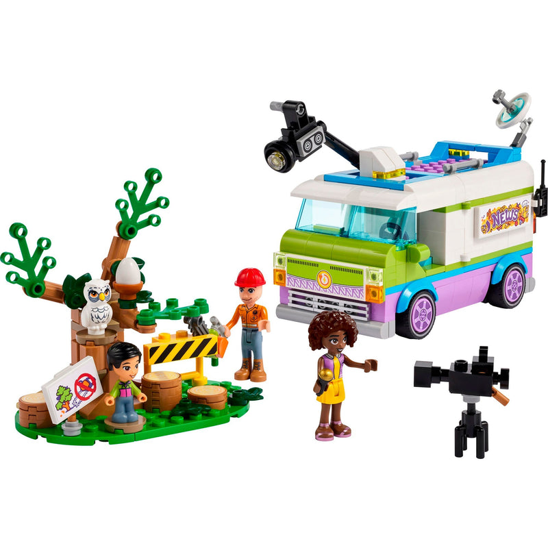 Afbeelding laden in galerijviewer, Lego friends - nieuwsbusje constructiespeelgoed (41749)
