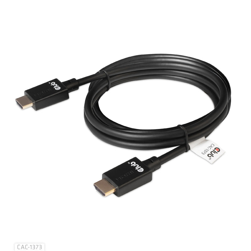 Afbeelding laden in galerijviewer, Club 3d gecertificeerde ultra high speed hdmi 2.1 kabel (zwart, 3 meter, 8k)
