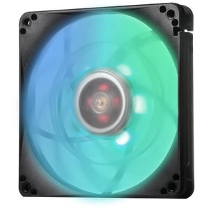 Silverstone sst-fw124-argb 120x120x15 case fan (zwart wit, 120 x 120 x 15 mm, pwm)