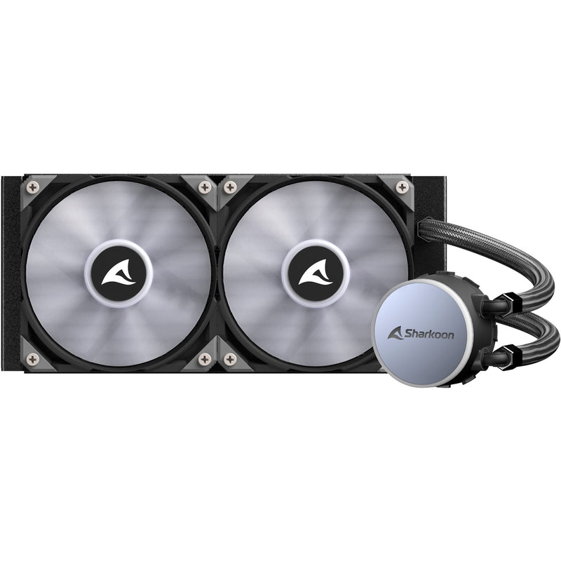 Afbeelding laden in galerijviewer, Sharkoon s70 rgb waterkoeling (zwart, 4-pins pwm fan-connector)
