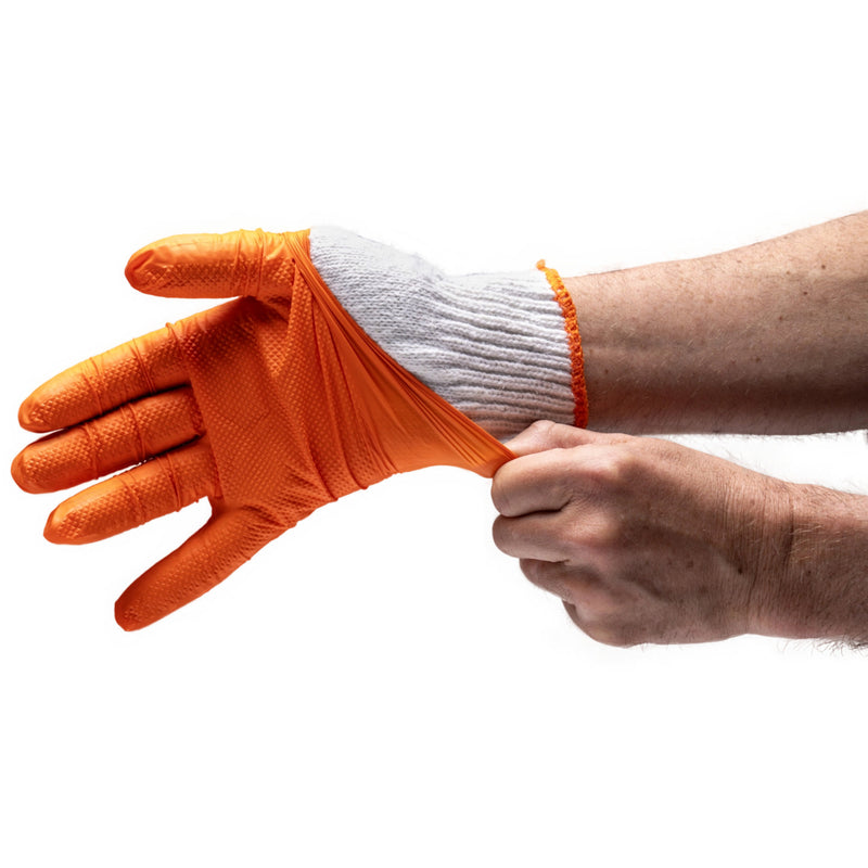 Afbeelding laden in galerijviewer, Traeger bbq prep serve gloves handschoen (oranje)
