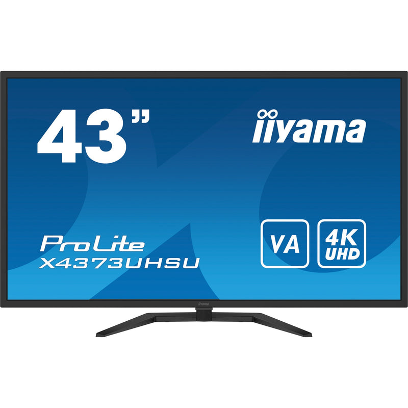 Afbeelding laden in galerijviewer, Iiyama prolite x4373uhsu-b1 43 4k uhd monitor (zwart, 2x hdmi, 2x displayport, mini-displayport, 4x usb-a, usb-b)
