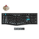 Keychron q13 ultra-m1 8k wireless custom mechanical keyboard (zwart, us lay-out (qwerty), silk pom red, 96%, rgb, hot swap, 8k, 2.4 ghz | bluetooth 5.2 | usb-c)