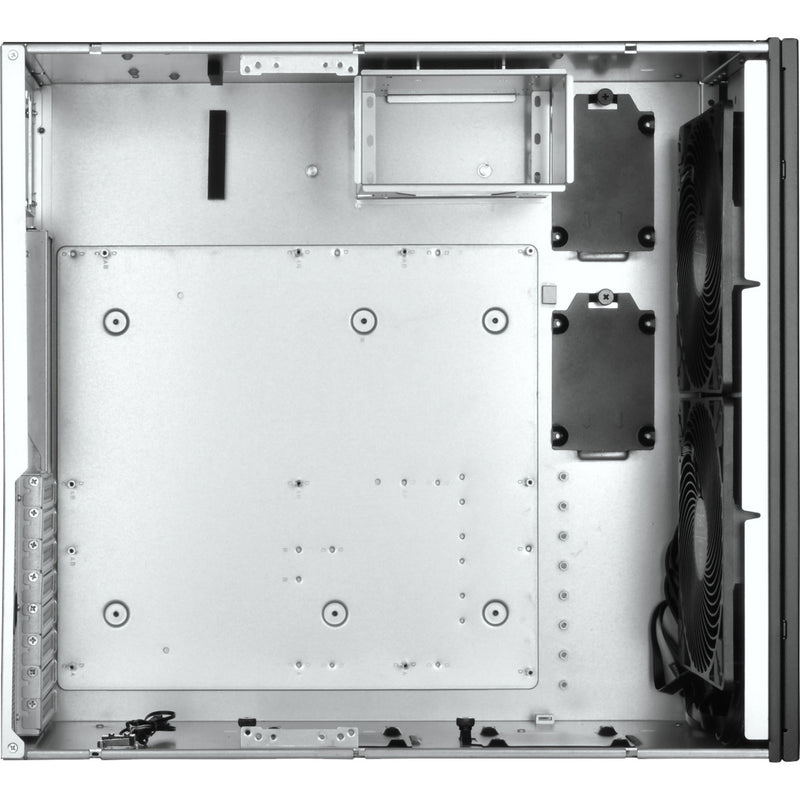 Afbeelding laden in galerijviewer, Silverstone rm51 rack behuizing (zwart | 5u | 2x usb-a | 1x usb-c)

