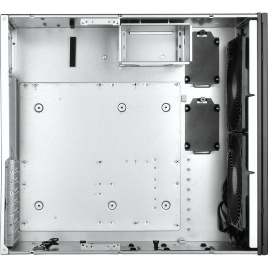 Silverstone rm51 rack behuizing (zwart | 5u | 2x usb-a | 1x usb-c)