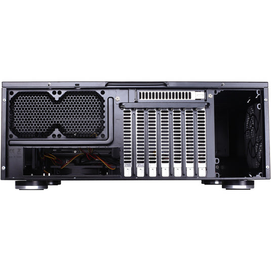 Silverstone grandia gd07b htpc behuizing (zwart | 2x usb-a)