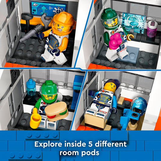 Lego city - modulair ruimtestation constructiespeelgoed (60433)