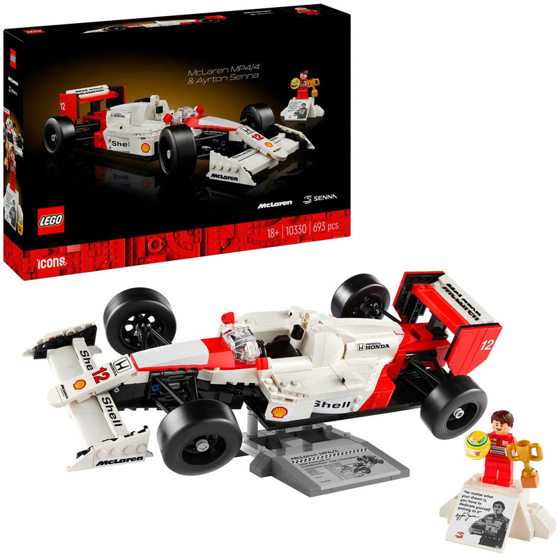 Afbeelding laden in galerijviewer, Lego icons mclaren mp4 4 en ayrton senna - 10330
