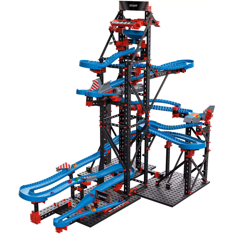 Afbeelding laden in galerijviewer, Fischertechnik marble runs - marble competition kogelbaan (564070)
