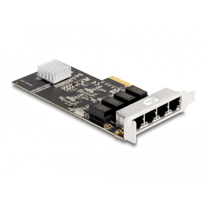 Afbeelding laden in galerijviewer, Delock pci express x4 card 4 x rj45 gigabit lan netwerkadapter
