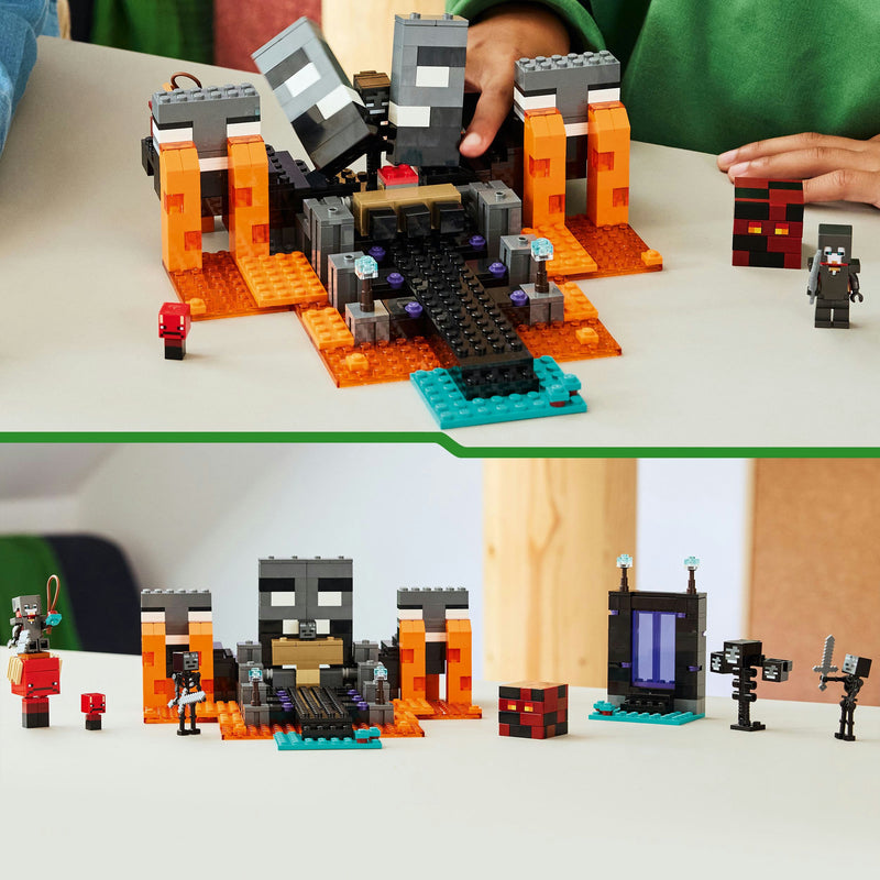Afbeelding laden in galerijviewer, Lego minecraft de wither-strijd videogame speelgoed voor kinderen - 21590
