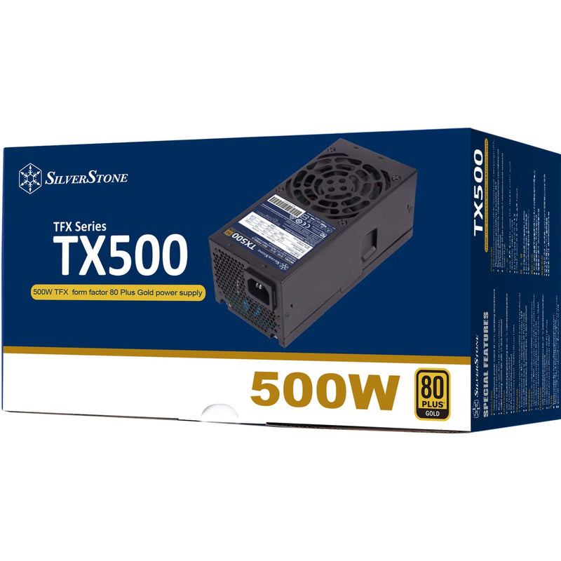 Afbeelding laden in galerijviewer, Silverstone sst-tx500-g 500 watt voeding (zwart, 2x pcie)
