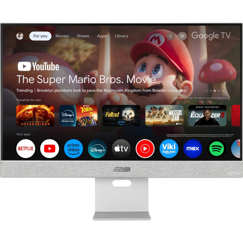 Afbeelding laden in galerijviewer, Asus zenscreen smart ms27uc 27 4k uhd monitor (grijs, displayport, hdmi, usb-c, audio, wlan, android 11)
