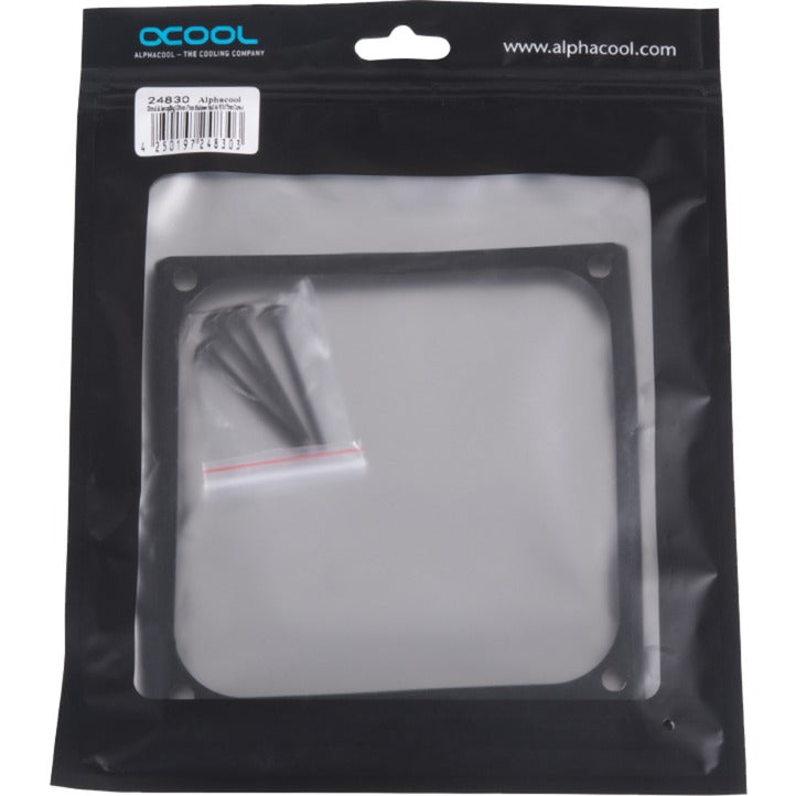 Afbeelding laden in galerijviewer, Alphacool shroud decoupling 120mm (7mm thick) inbouwframe (zwart)
