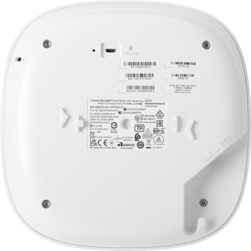 Afbeelding laden in galerijviewer, Hewlett packard enterprise instant on (rw) ap25 access point (wit, wi‑fi 6 4x4)
