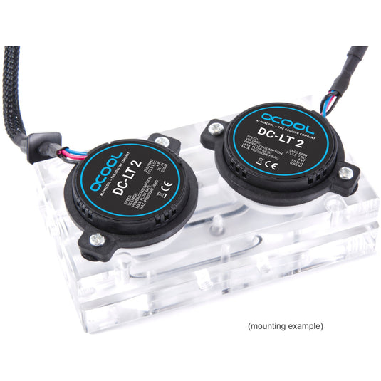 Alphacool dc-lt 2 - 2600rpm ceramic - 12v dc - (3 sinus pcb) pomp (zwart)
