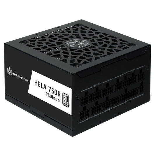 Silverstone hela 750r platinum modulaire 750 watt voeding (zwart, 4x pcie)