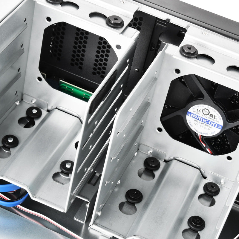 Afbeelding laden in galerijviewer, Silverstone rm400 rack behuizing (zwart | 2x usb-a 3.2 (5 gbit s))
