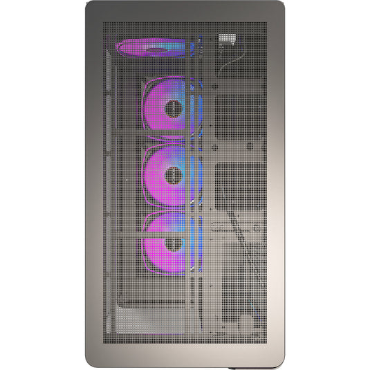 Montech king 15 pro midi tower behuizing (zwart | 2x usb-a | 1x usb-c | rgb | window)