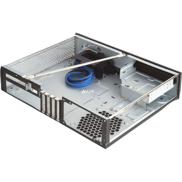 Afbeelding laden in galerijviewer, Silverstone milo ml03b desktop behuizing (zwart | 2x usb-a)
