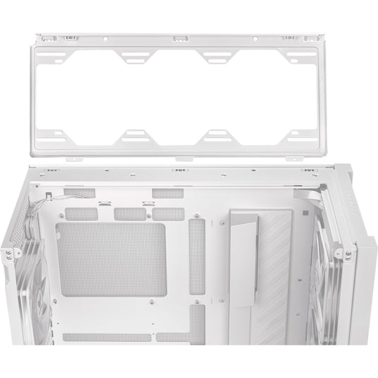 Asus tuf gaming gt302 argb midi tower behuizing (wit | 2x usb-a | 1x usb-c | rgb | tempered glass)
