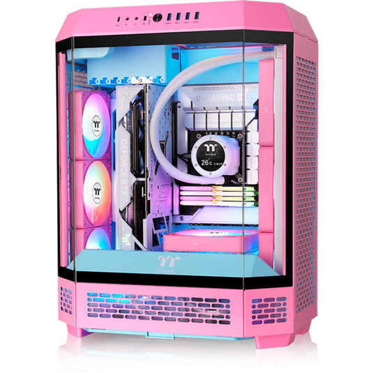 Thermaltake ct120 ex argb sync pc cooling fan pink (3-fan pack) case fans (pink, 3 stuks, 120 x 120 x 25 mm, pwm)
