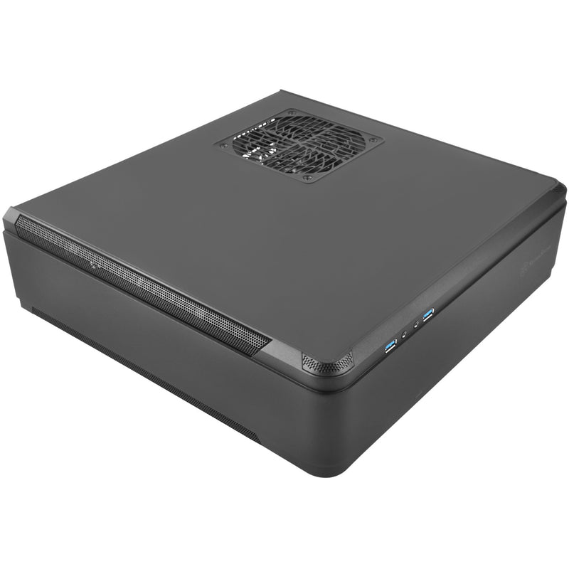 Afbeelding laden in galerijviewer, Silverstone sst-ftz01b-e desktop behuizing (zwart | 2x usb-a)
