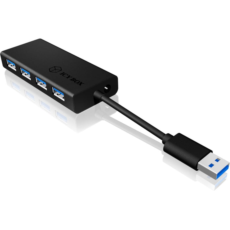 Afbeelding laden in galerijviewer, Icy box ib-ac6104 usb 3.0 usb-hub (zwart)
