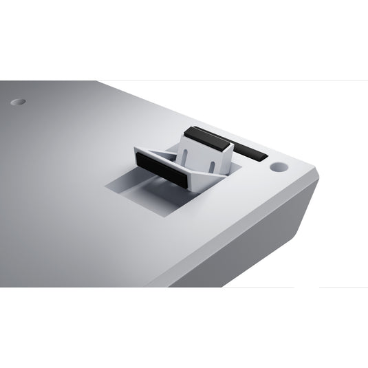 Ducky one x wireless rgb mechanisch toetsenbord (wit, us lay-out (qwerty), inductive, 100%, hot-swappable, pbt, 2.4 ghz | bluetooth | usb-c)
