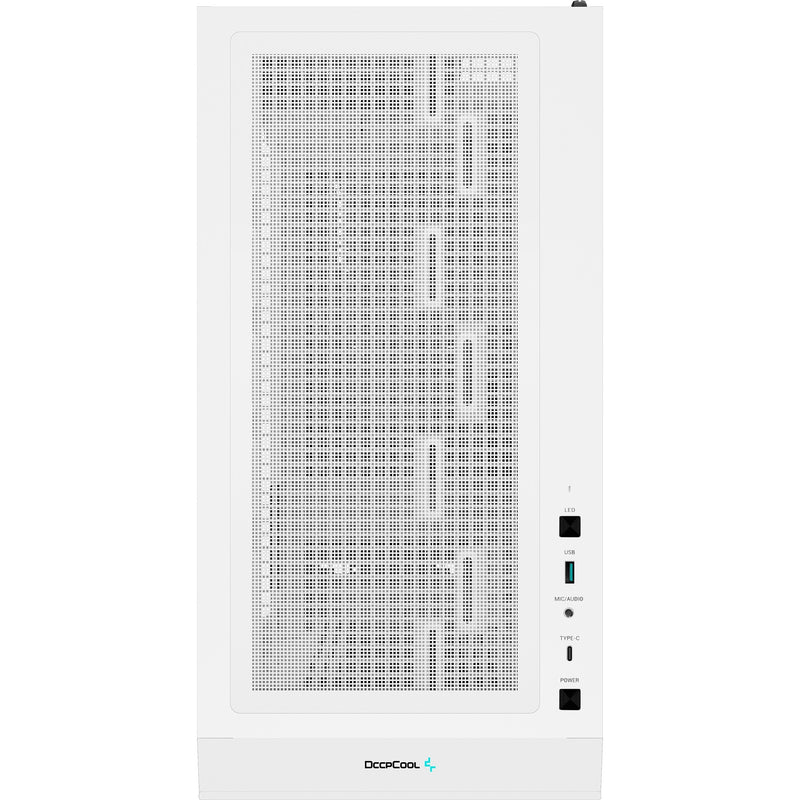 Afbeelding laden in galerijviewer, Deepcool ch560 midi tower behuizing (wit | 1x usb-a | 1x usb-c | rgb | tempered glass)
