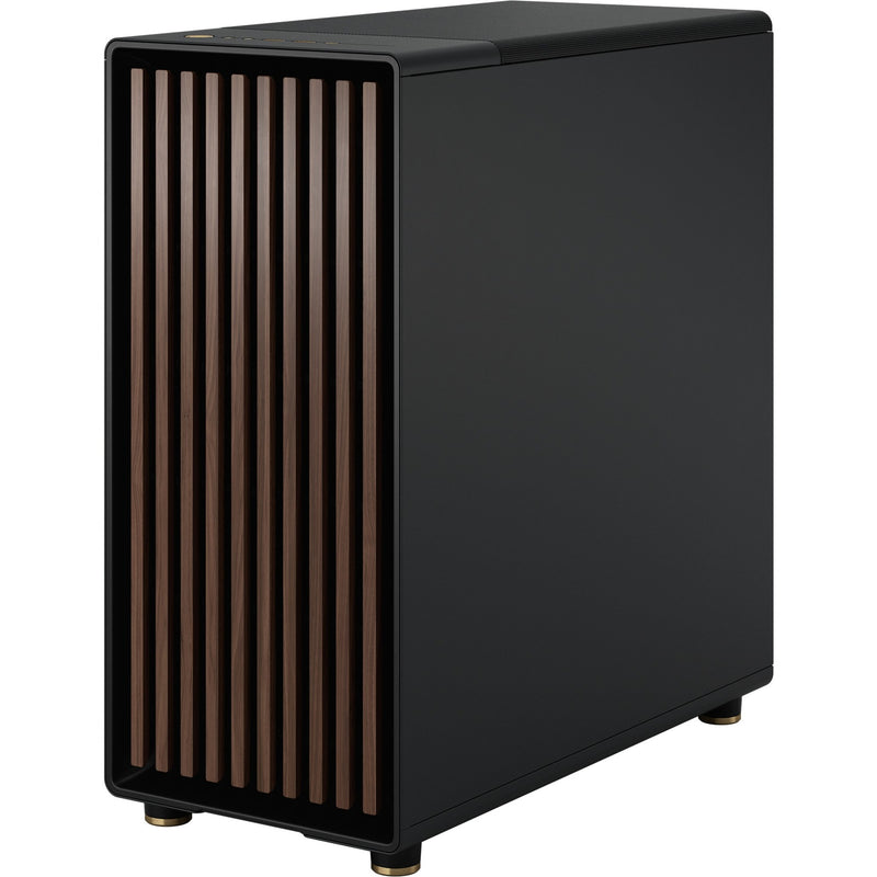 Afbeelding laden in galerijviewer, Fractal design north midi tower behuizing (zwart houtkleur | 2x usb-a | 1x usb-c)
