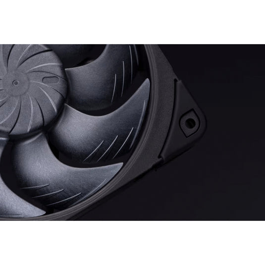 Noctua nf-a12x25 g2 pwm sx2-pp chromax.black case fans (zwart, 2 stuks, 120 x 120 x 25 mm)
