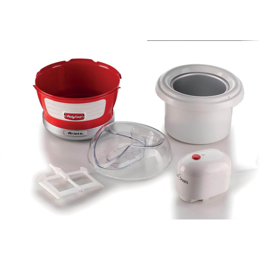 Ariete party time ijsmachine 0643 00 (rood wit)