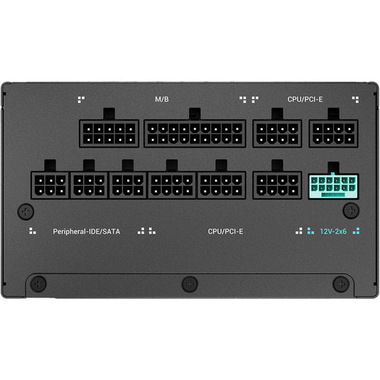 Deepcool pn1000-m modulaire 1000 watt voeding (1x 12v-2x6, 3x pcie)