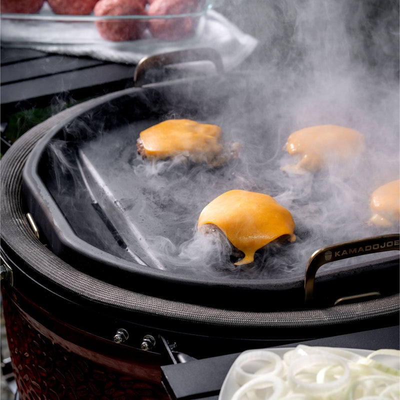 Afbeelding laden in galerijviewer, Kamado joe karbon steel griddle grillplaat
