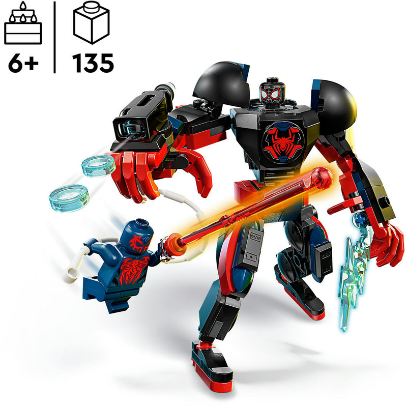 Afbeelding laden in galerijviewer, Lego marvel super heroes - miles morales mecha vs. spider-man 2099 constructiespeelgoed (76337)
