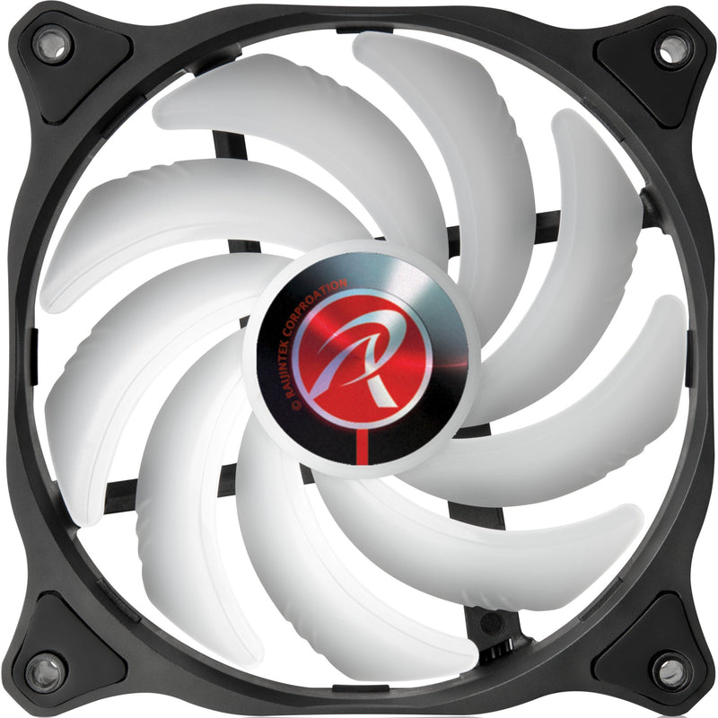 Afbeelding laden in galerijviewer, Raijintek eos 12 rbw add-2 rgb case fans (zwart, 2 stuks, 120 x 120 x 25 mm, pwm)
