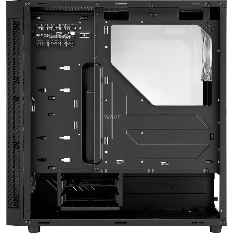 Afbeelding laden in galerijviewer, Sharkoon tg5 pro rgb midi tower behuizing (zwart | 4x usb-a | rgb | tempered glass)

