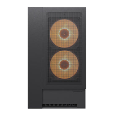 Cougar omnyx midi tower behuizing (zwart | 4x usb-a | 2x usb-c | tempered glass)