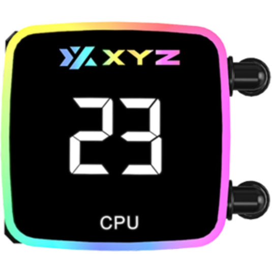Xyz pc gear aquapulse aio 360 waterkoeling (zwart, argb, pwm)